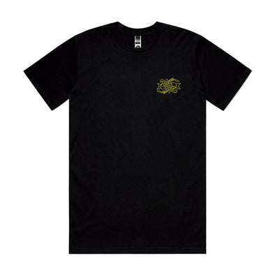 Modus - Tee SS Banner Embroidery BLACK